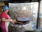 Bread baking in Azerbaijan